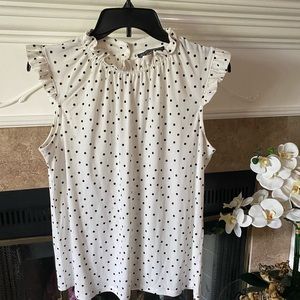 Polka dot blouse